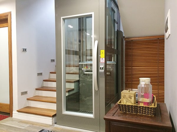 thi công thang máy gia đình